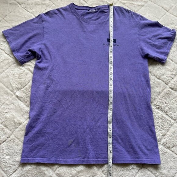 Simply Southern | Purple "Classy Southern Summer Day" Short Sleeve | Size Large - Picture 8 of 8